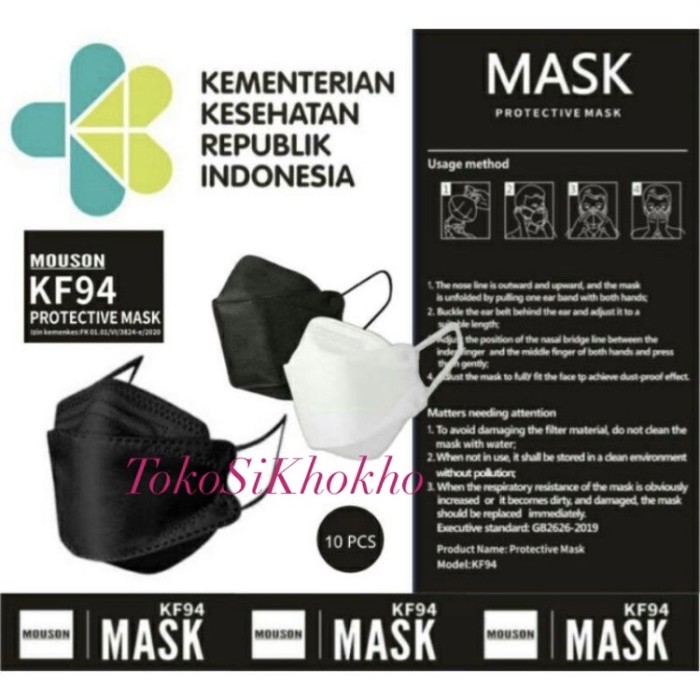 MASKER KOREA KF94 MASKER KN95 MASKER N95 MASKER MEDIS KF 94 EVO