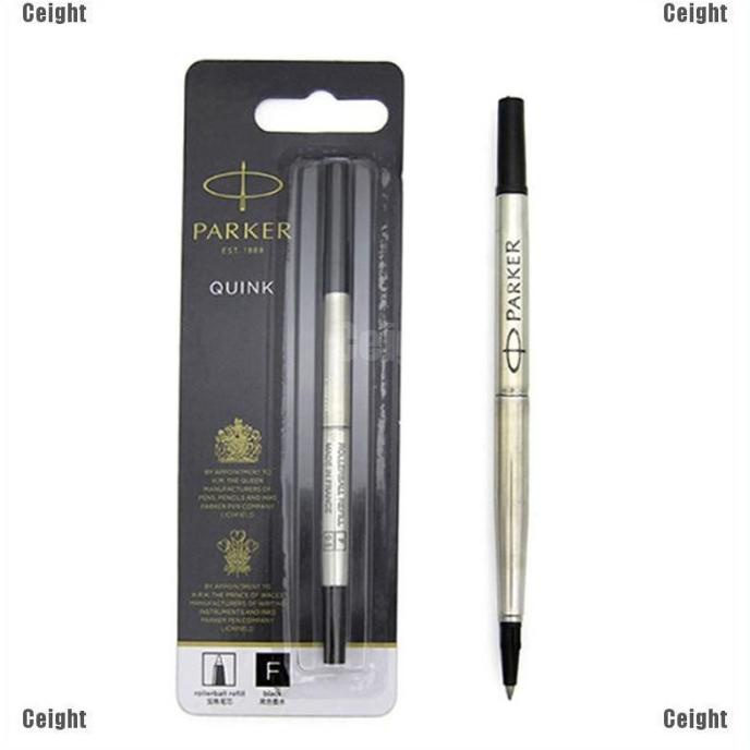 

(BISA COD) Parker Quink Roller Ball Rollerball Pen Refill Black Ink Medium Nib DISKON Kode 341