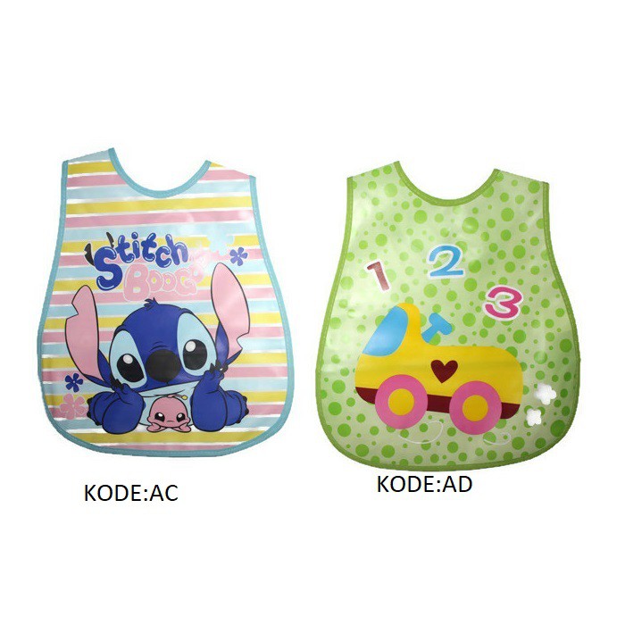 Baby Bibs Celemek Slaber Plastik Besar