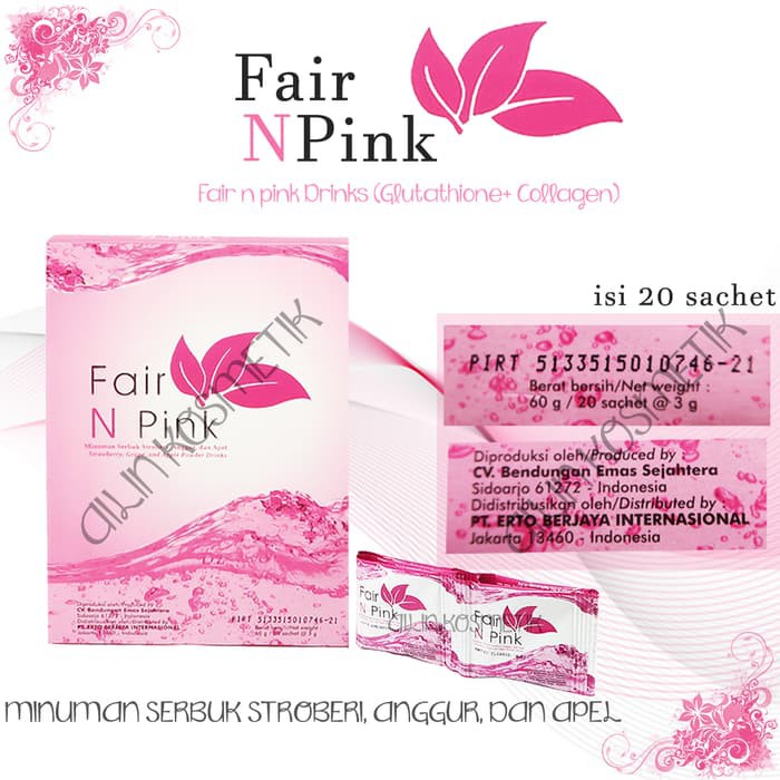 

[BOX] FAIR N PINK DRINK / FNP DRINK / MINUMAN KESEHATAN