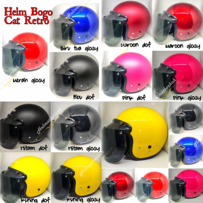 Helm Bogo Cargloss Retro | Helm Bogo | Helm Cargloss