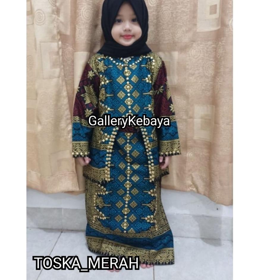 ェ TUNIK SONGKET DIANDRA DAN MALIKA ANAK /KURUNG BATIK JUPRI BATIK COUPLE ➢
