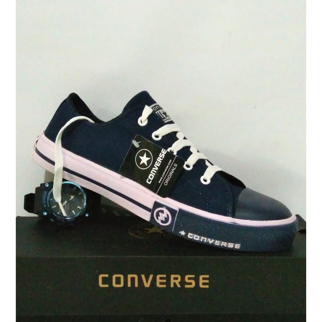 Sepatu Casual Converse Allstar Petir Chuck Taylor Clasic Premium Sneakers Pria Dan Wanita