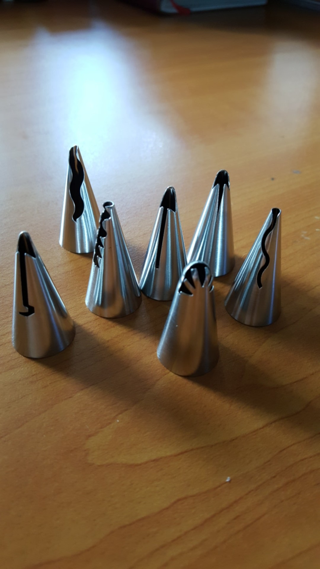 7pcs Spuit Piping Rusia Bahan Stainless Steel