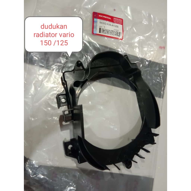 TUTUP RADIATOR VARIO 125 150 VARIASI DUDUKAN  RADIATOR VARIO