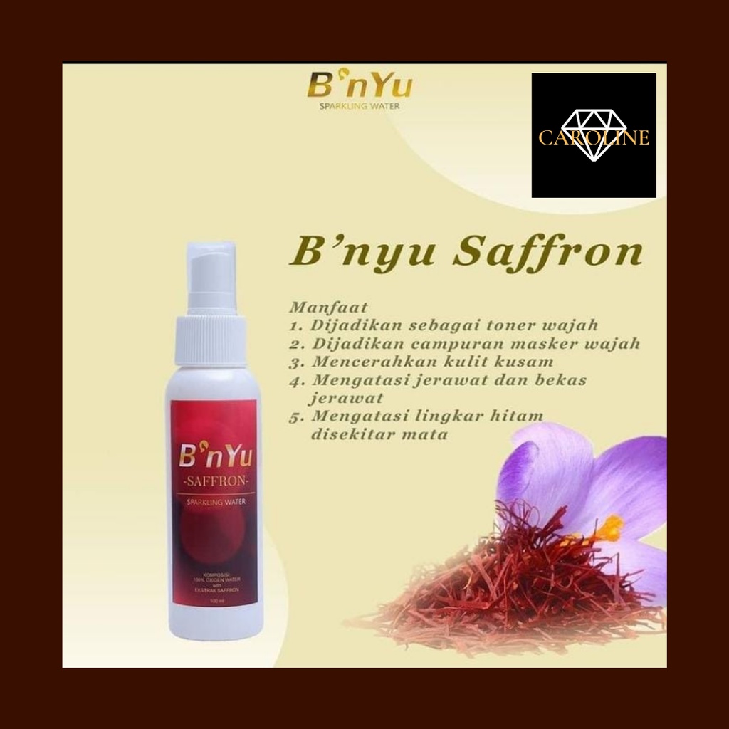 [BPOM] B'NYU SAFFRON/SAFRON MERAH B'NYU FACE MIST 60ML DAN 100ML