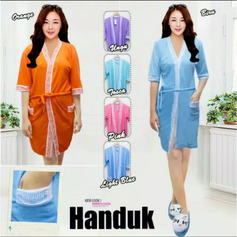 Baju Mandi/ handuk kimono dewasa