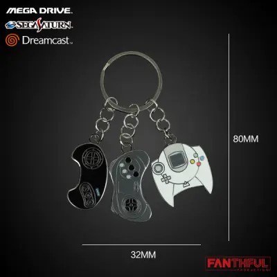 FANTHFUL SEGA Controllers Keychain