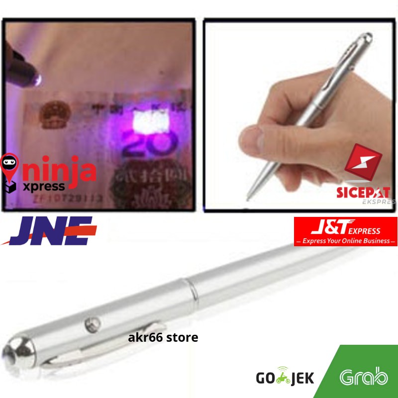 

PENA TINTA INVISIBLE DENGAN UV LIGHT GROSIR