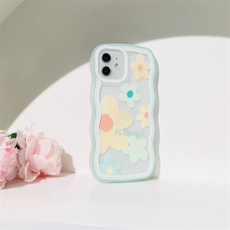 Casing Silikon Realme 9 Pro + C35 C31 C30 C21Y C25Y C25 C25s C20 C17 C15 C12 C11 8 8i 7i 5 5i 6a Motif Bunga