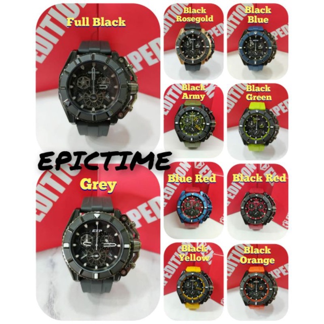 Jam tangan pria "EXPEDITION" ORIGINAL, model sport , tali rubber,, bergaransi international