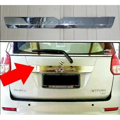 List trunklide chrome Ertiga lama