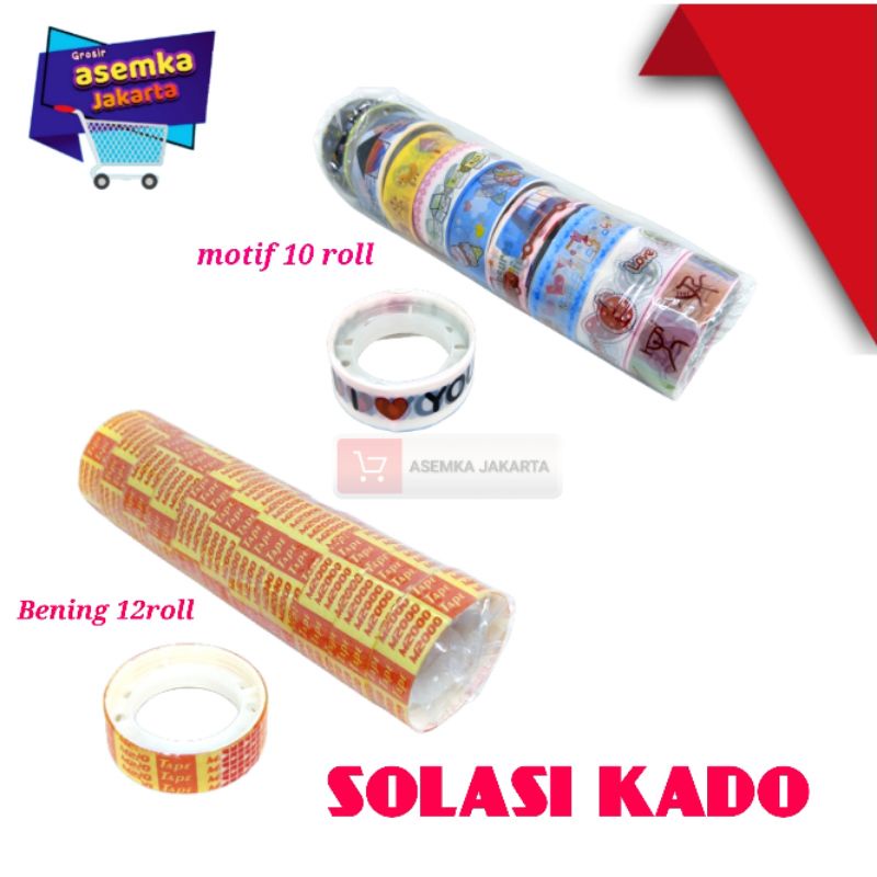 Solatip Kecil isolasi Kado Solasi Grosir