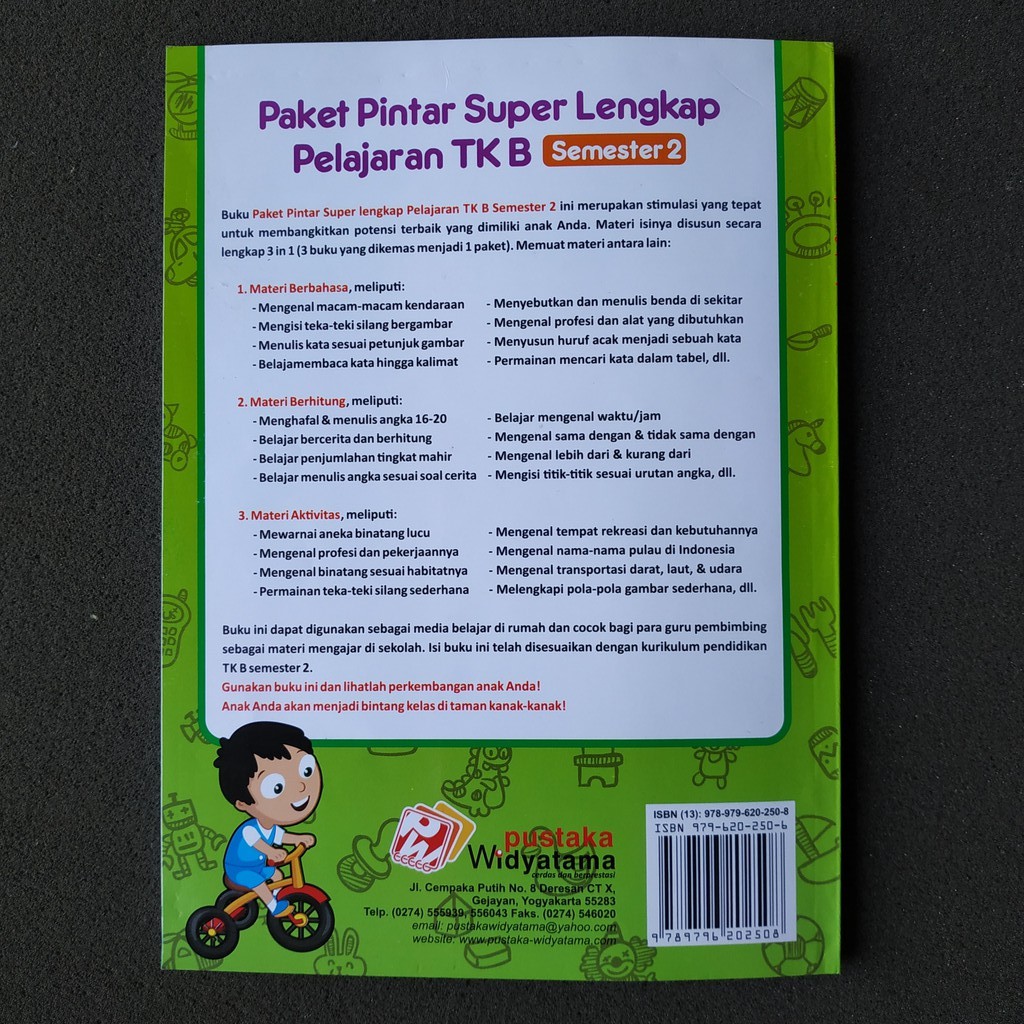 Buku Anak Paud Tk Paket Pintar Super Lengkap Tk B Semester 2 Shopee Indonesia