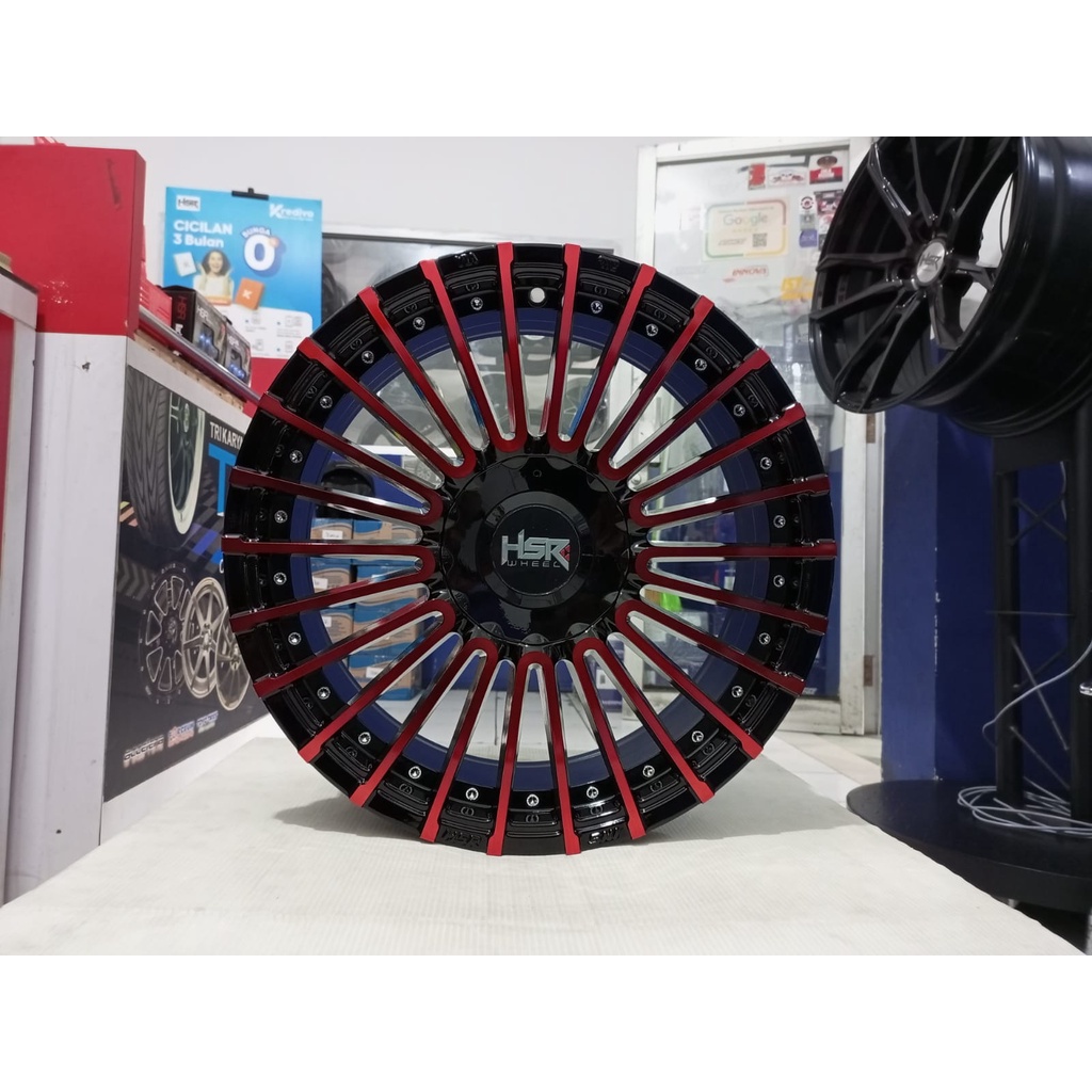 Velg Hsr Racing R17 Rocky Avanza Mobilio Reize Hole 4x100-114 HSR AMARASI Ring17