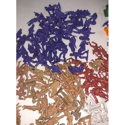 Mainan Tentara Plastik 6 Negara 200 Lebih Pcs Per Set - Murah Banget