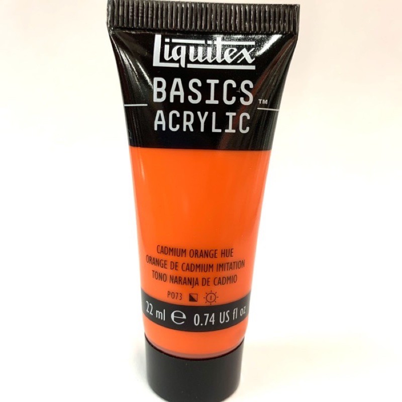 

Cat Acrylic Liquitex Basics 22ml Cadmium Orange Hue