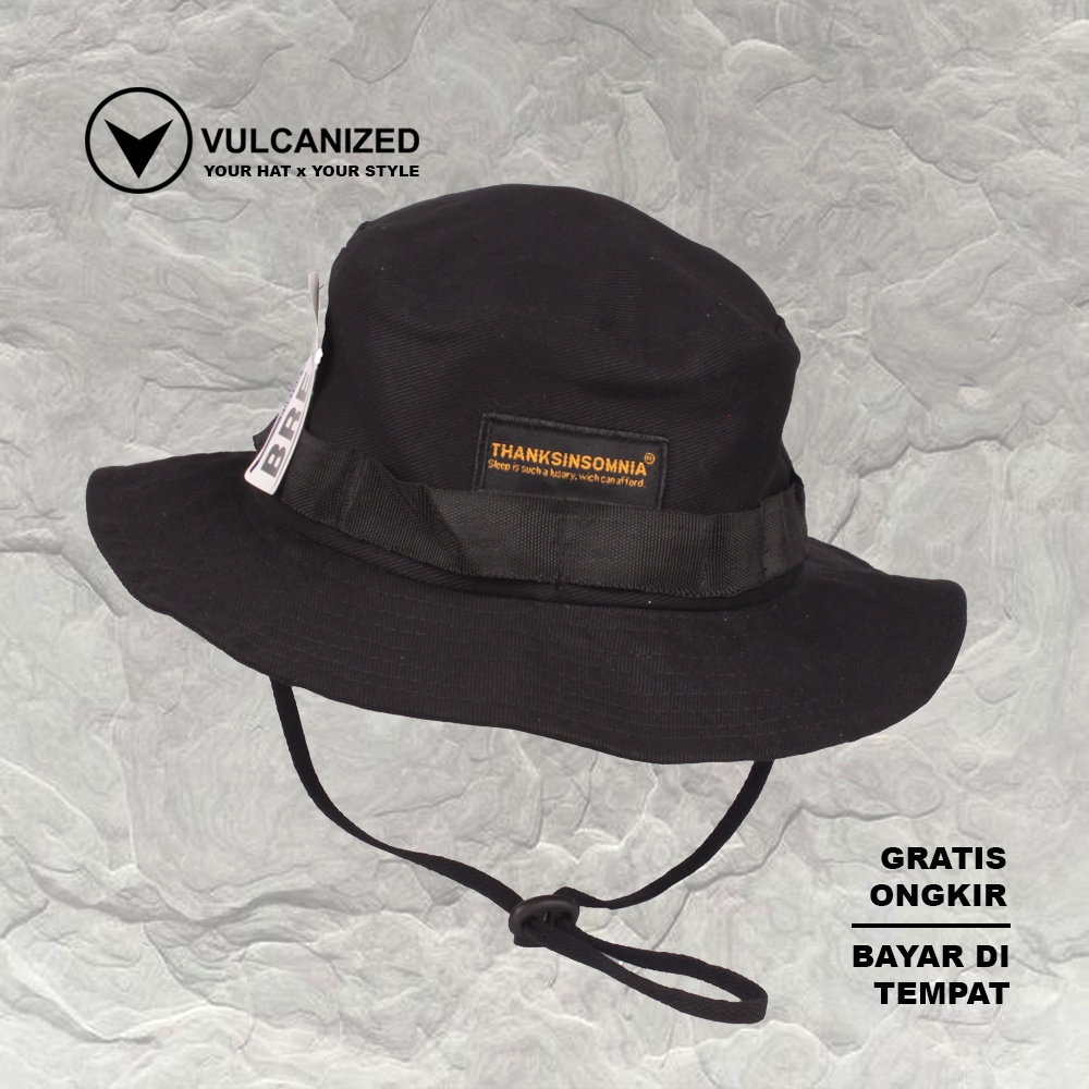 [ BISA COD ] TOPI BUCKET HAT RIMBA DISTRO PREMIUM BRANDED THANKSINSOMNIA ORI RAFFEL