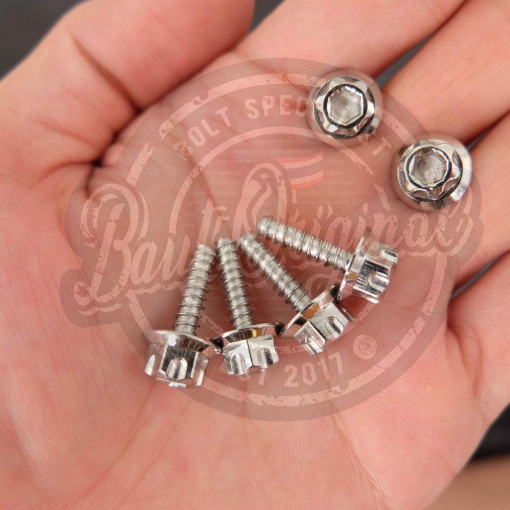 baut body Honda Scoopy Beat Vario Pcx Adv Probolt Stainless New Model Thailand