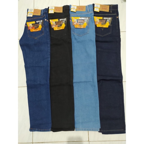 Khusus lusinan 1 lusin celana jeans standar regullar size jumbo 34-39 isi 12 pcs