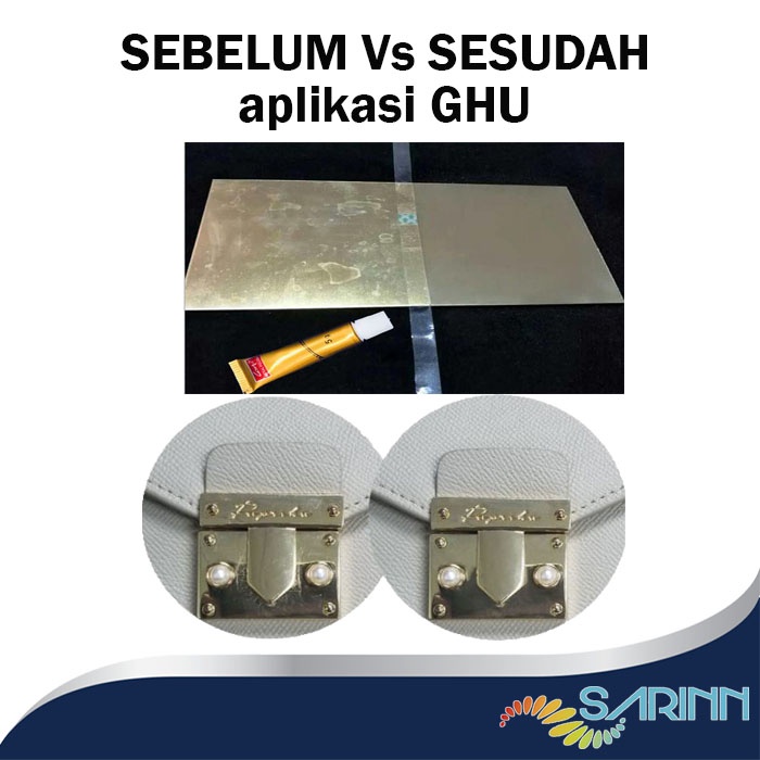 GHU Pengkilap Besi Logam Stainless Steel sekaligus membersihkan kerak pada logam multifungsi steel polish