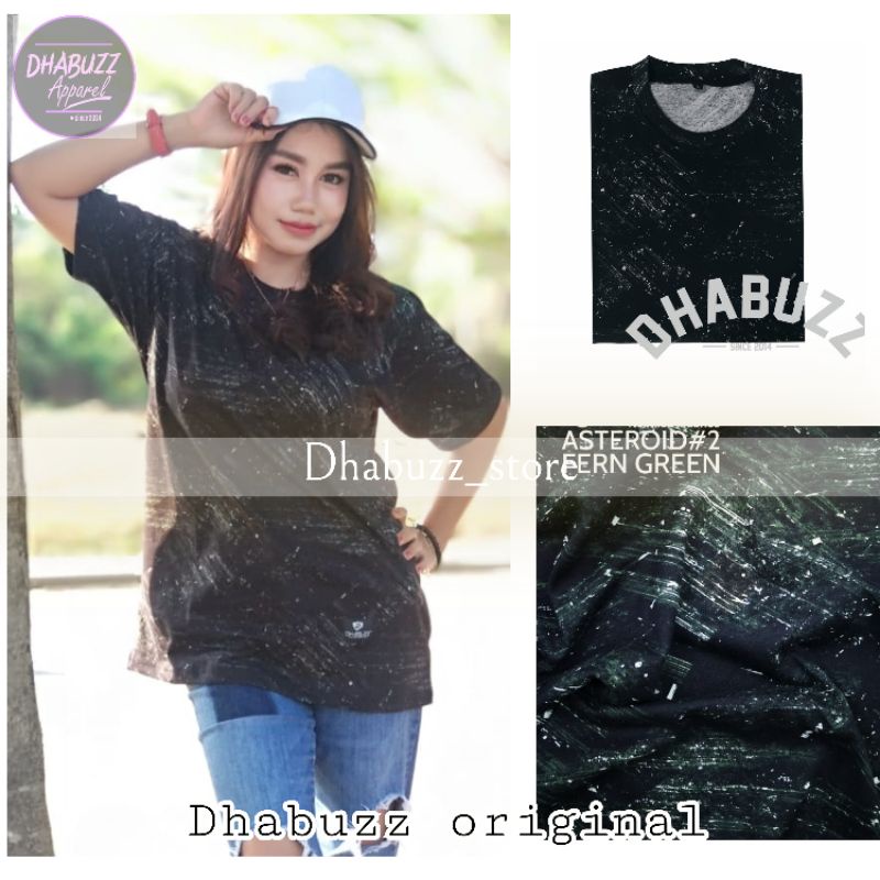 Dhabuzz kaos motif t-shirt tie dye asteroid cotton combad