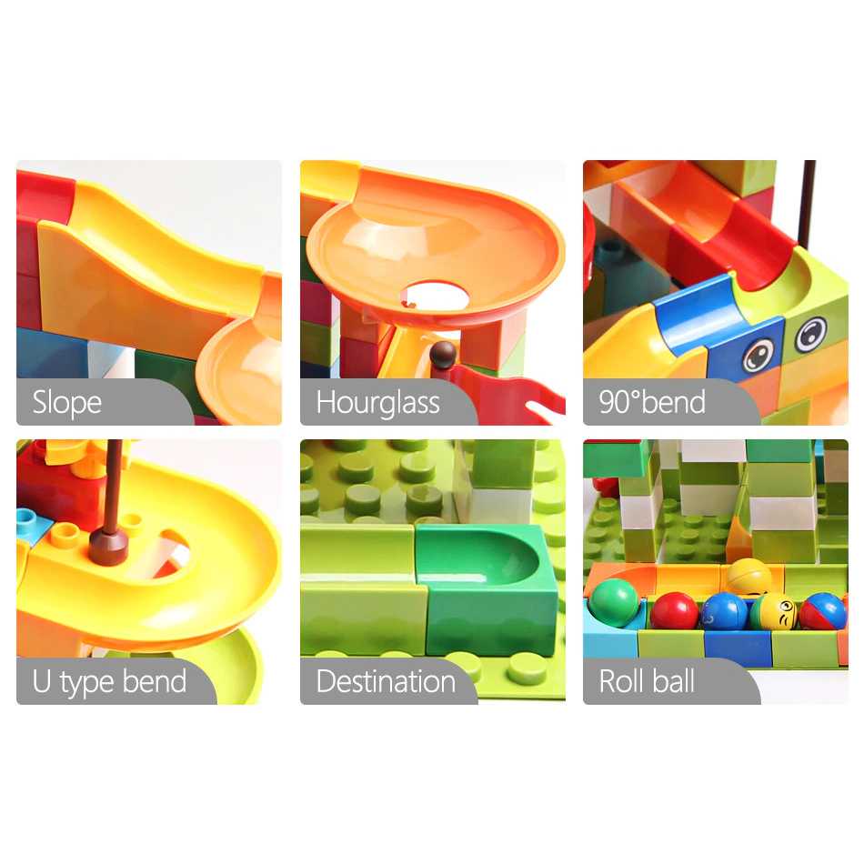 [ORIGINAL] SUPER Mainan Anak Marble Balap Race Run Children Toy 3d Puzzle Asah Mengasah Kreatifitas