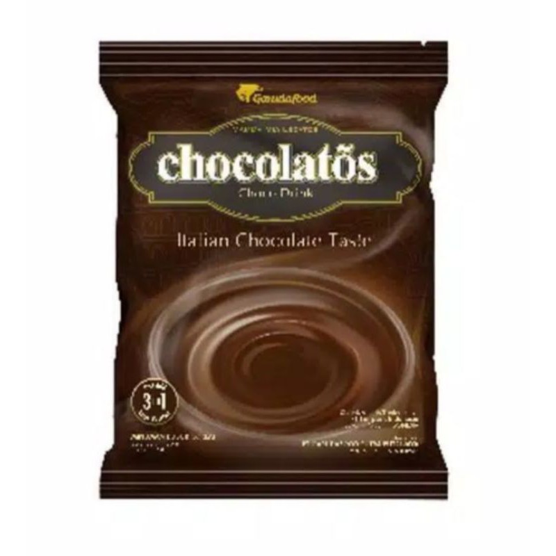 

Chocolatos drink 1 renceng isi 10 sachet 28 gr