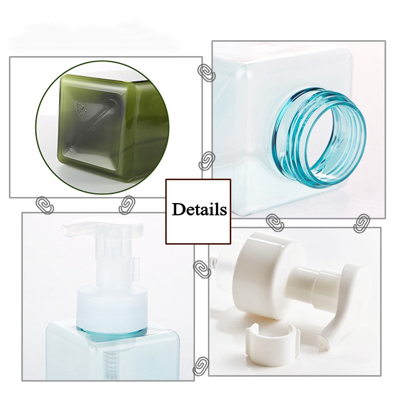 450ml Portable Empty Pump Bottle / Travel  Liquid Soap Dispenser / Soap Foaming Mousses Refillable Bottles