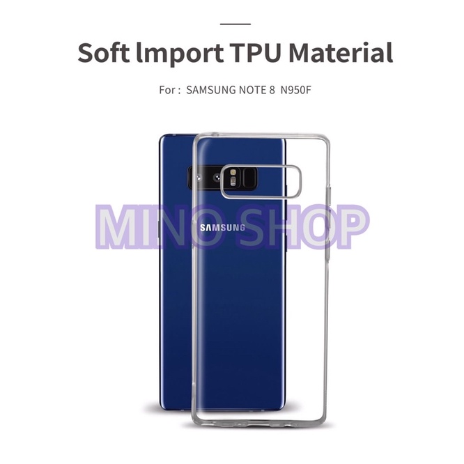 SOFTCASE TRANSPARAN SAMSUNG NOTE 8 PREMIUM CLEAR SOFT CASE