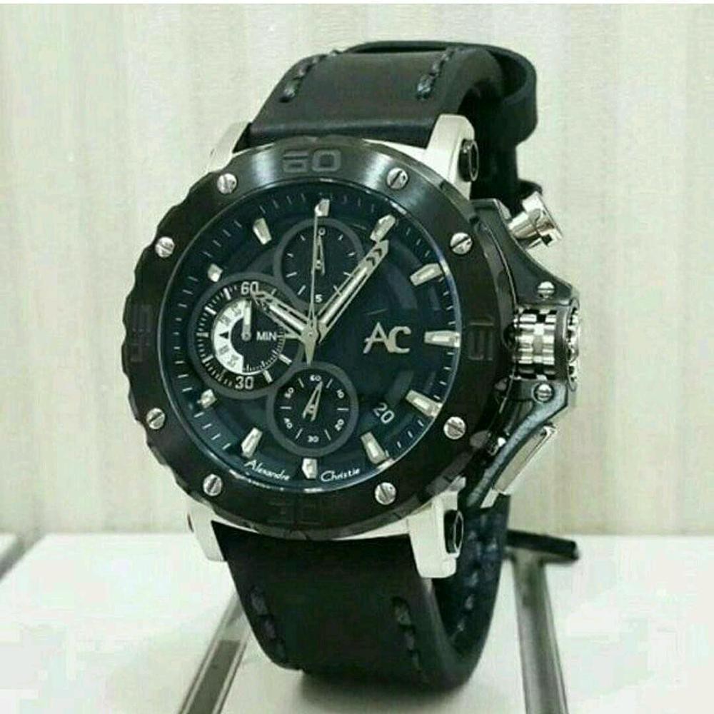 Jam Tangan Alexandre Christie Ac 9205 Kulit