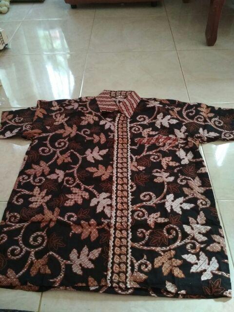 Kemeja Batik Pria Lengan Panjang Pekalongan Motif Terlaris Ready Seragam