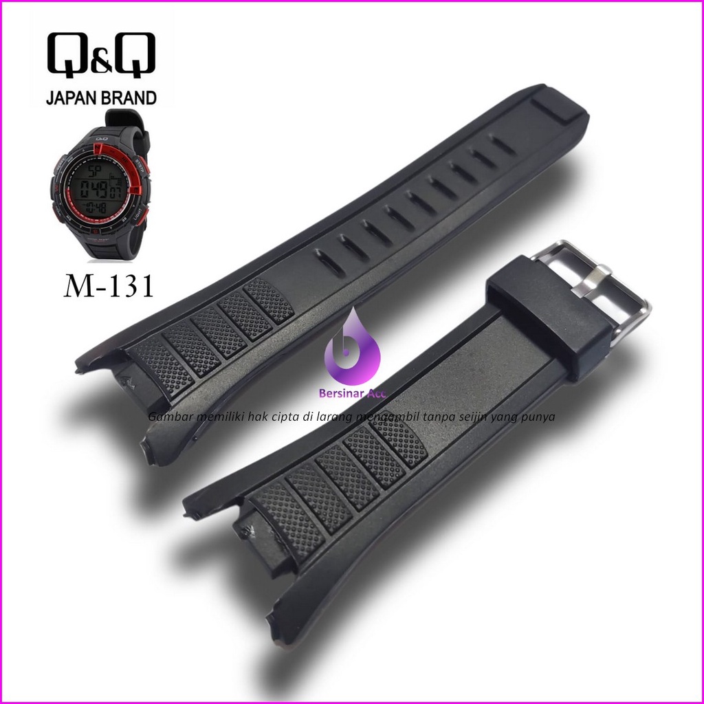 Strap  Tali Jam Tangan Q&amp;Q M131 Black