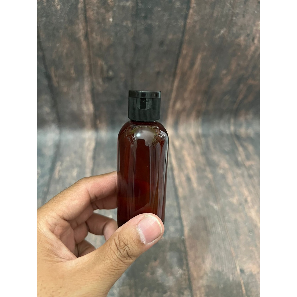 botol amber 60ml / 60 ml - FLIPTOP