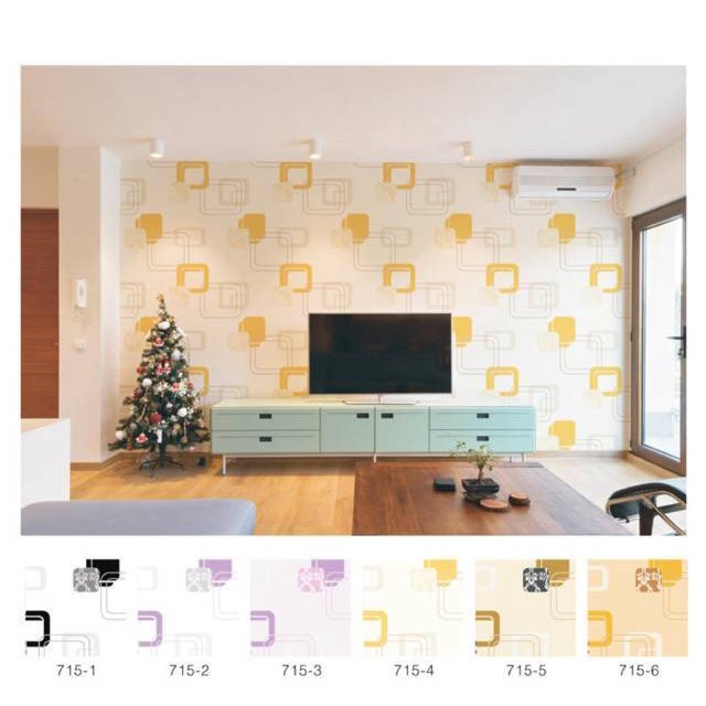 Wallpaper Dinding Murah Motif 3D Minimalis Background Ruangan TV Premium