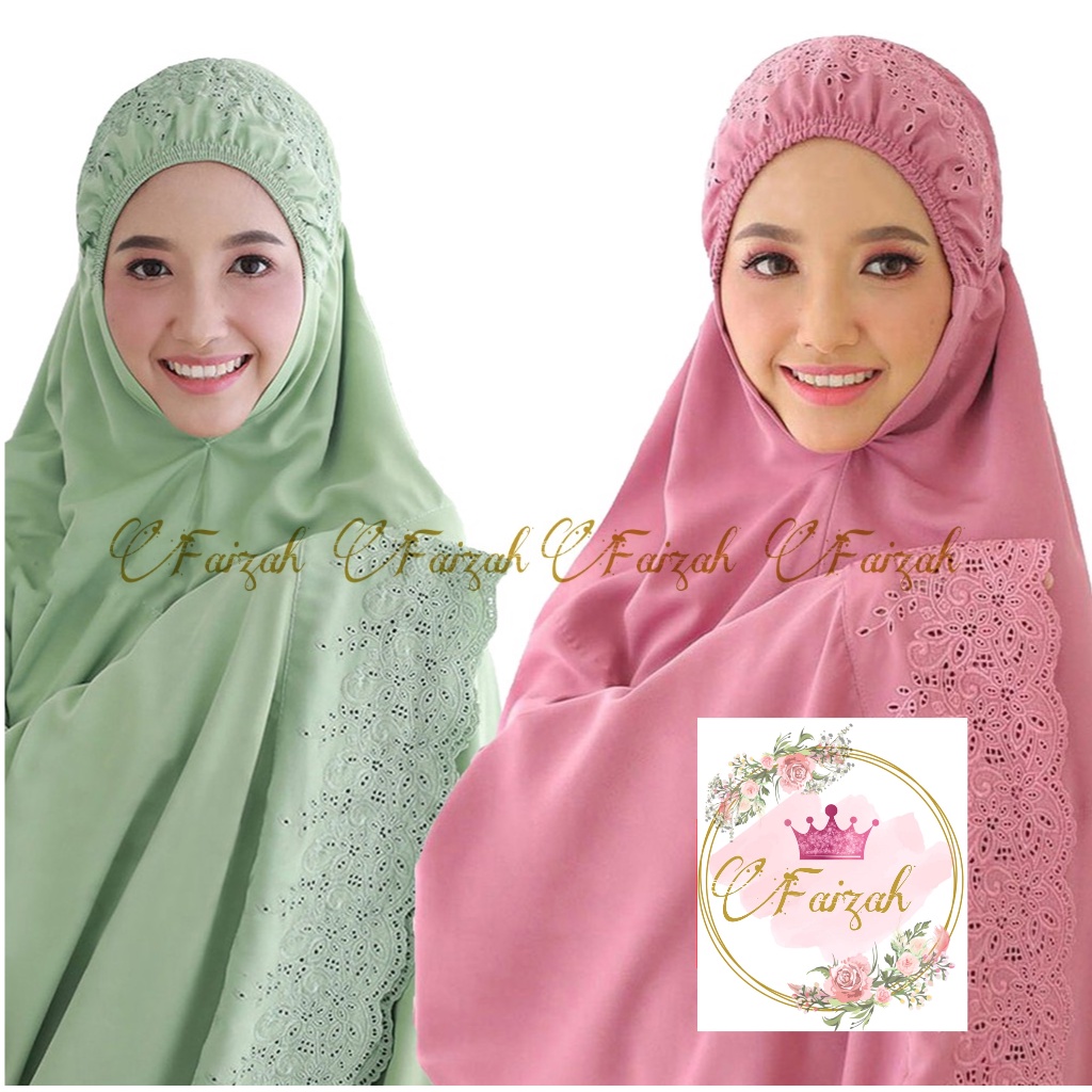 MUKENA KHADIJAH/MUKENA DEWASA/MUKENA RENDA BORDIR