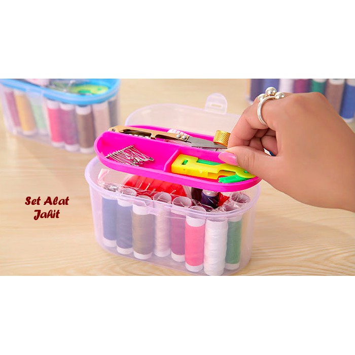 Set Alat jahit set peralatan BENANG JARUM lengkap Sewing box