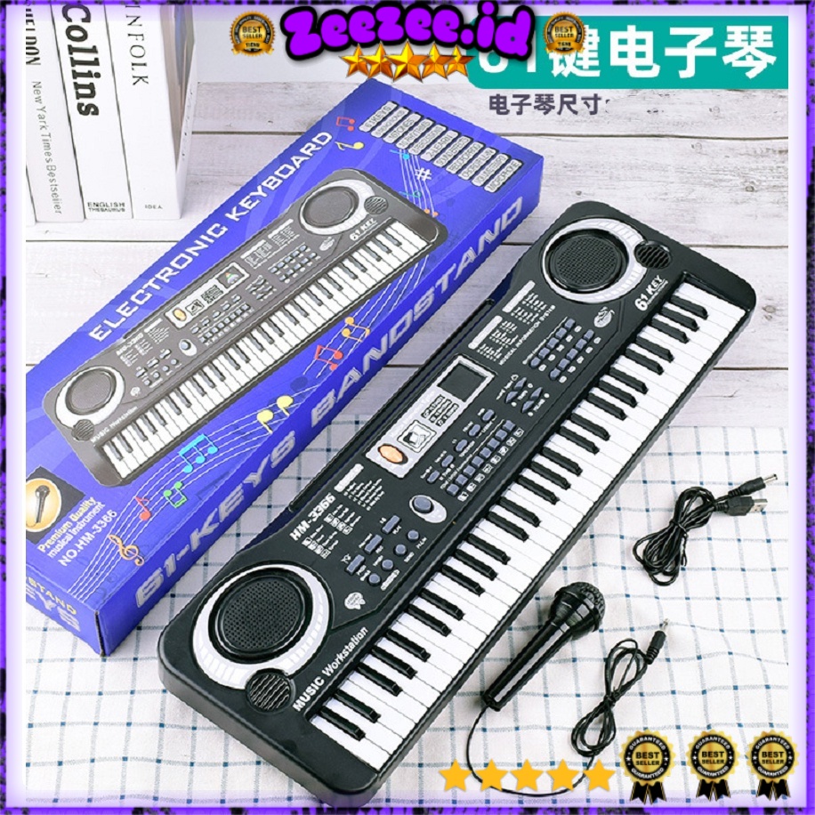 Keyboard Piano Anak Digital Elektrik 61 Keys- HM-3366