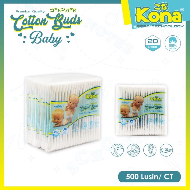 COTTON BUD KONA KELAS SUPPER MARKET ISI 20 STIK