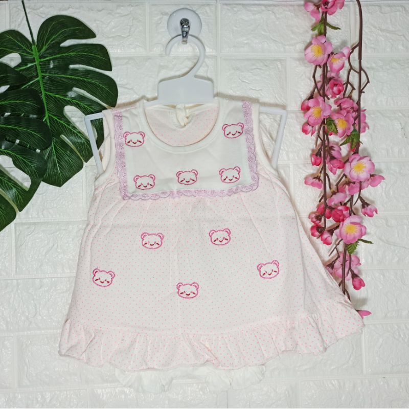 Ss#1005 Pakaian Anak Perempuan size 0-10bulan / Dress Anak Cewek / Setelan Anak / Baju Bayi Lucu