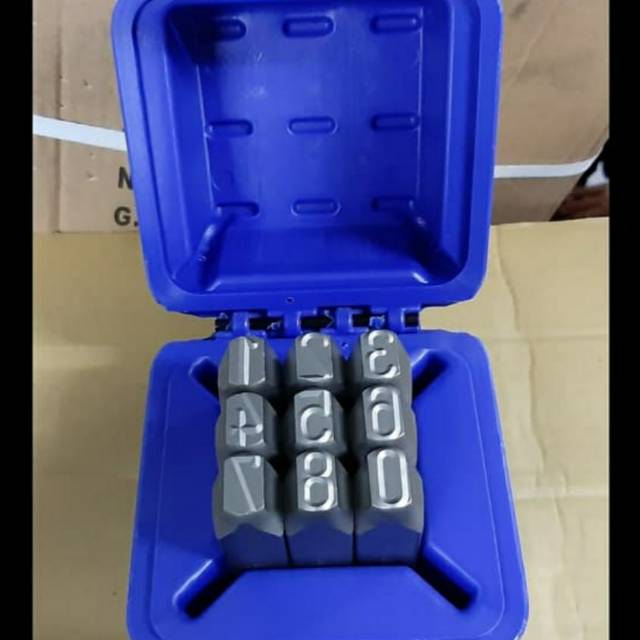 

KETOK ANGKA (0-9) ukuran 16 mm / FIGURE STAMP PUNCH 16mm MERK MASUS
