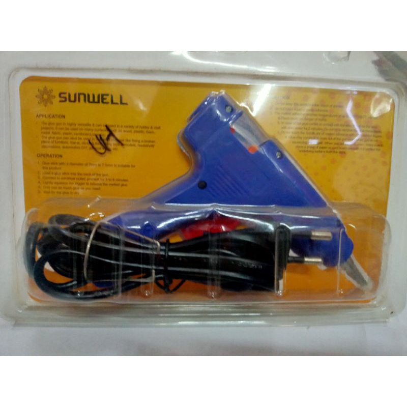 ALAT LEM TEMBAK BIRU ON/OFF/HOT Melt Glue Gun On Off 20WATT