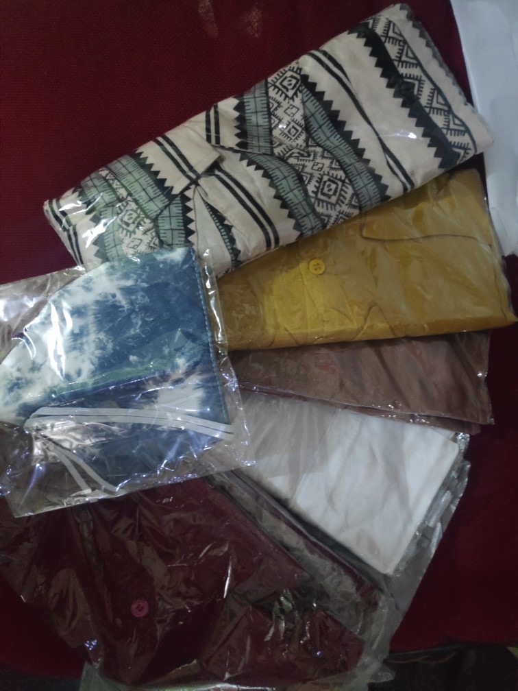 Kemeja Rayon Motif Kemeja Salur