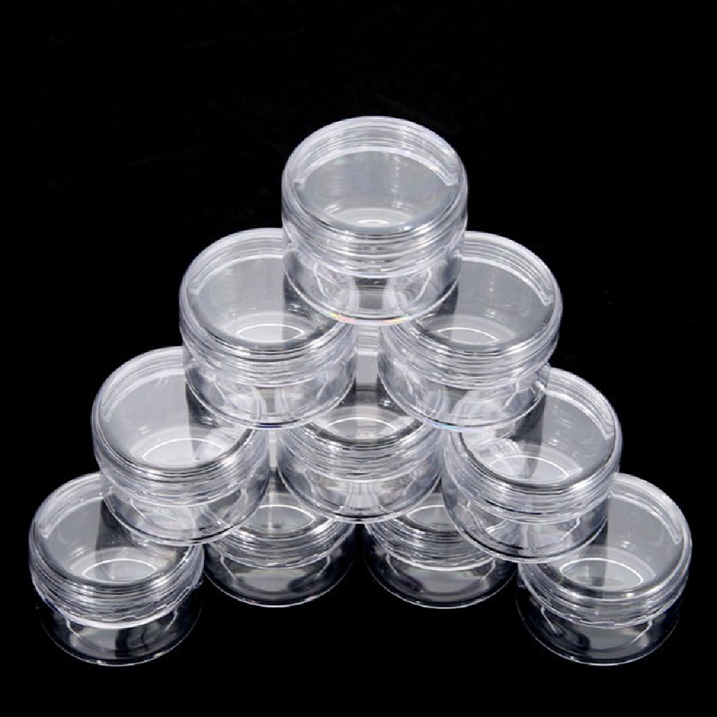 Infiniteforce.id 10pcs / Set Toples Kosong Wadah Krim Wajah / Eyeshadow