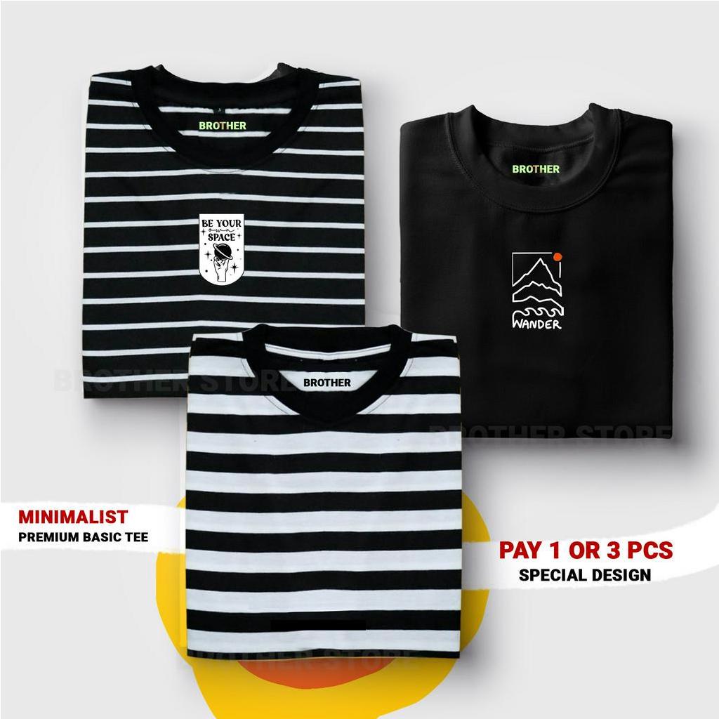 BUY 1 OR 3 PCS ( PROMO COD ) BROTHER STORE / Kaos Distro100% Catoon Combed 24s / Articel CORC