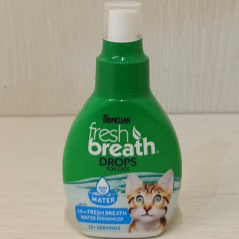 Tropiclean Fresh Breath Drops For Cat / dog - penghilang bau mulut anjing kucing