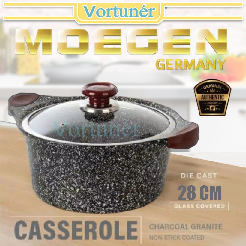 Vortuner Panci Moegen Casserole Granite ( 28 Cm) Bigsize