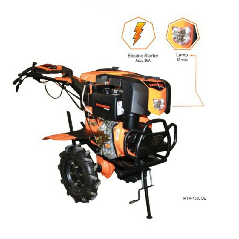 MATSUMOTO Mesin Bajak Sawah Traktor Kecil MTM 1350 D Tiller