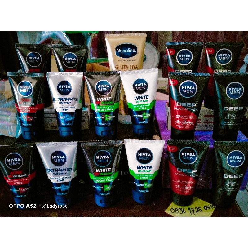 nivea man facial wash