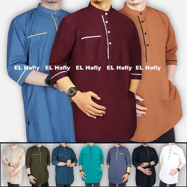  Baju  Koko  Kurta Pakistan QOMISHU  Murah KOMBINASI QAP 